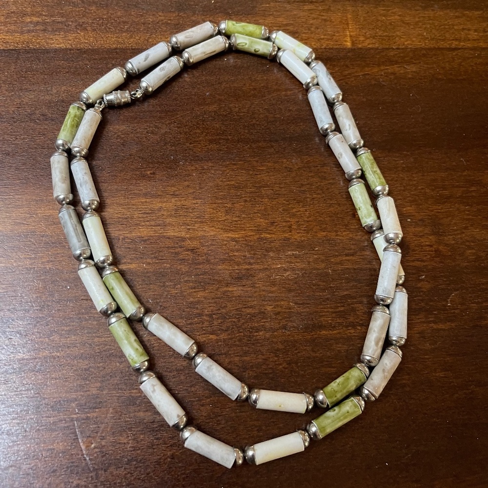Multi Color Stone/Beaded Necklace